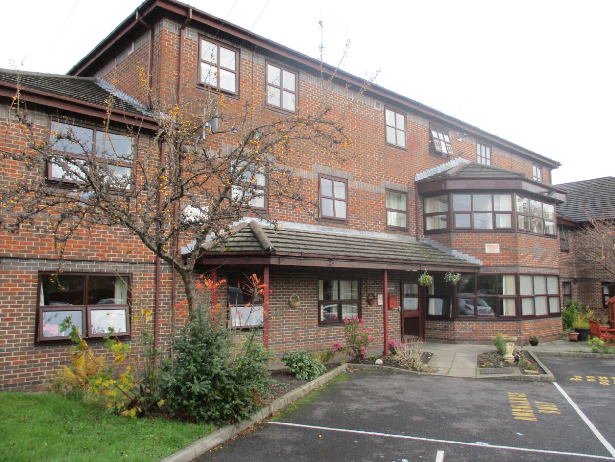 Exterior of Meadow Bank House Care Home